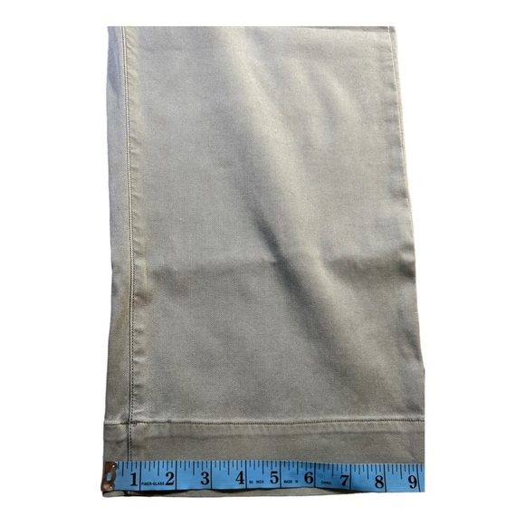 Spanx Stretch Twill Cropped Wide Leg Pant Petite in Olive green (A1) - Picture 10 of 16